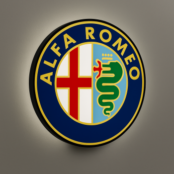 Alfa Romeo LED Light Box – Illuminated Automotive Display Sign